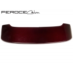 FIAT 500 Roof Spoiler by Feroce - Carbon Fiber - ABARTH Style - Red Candy